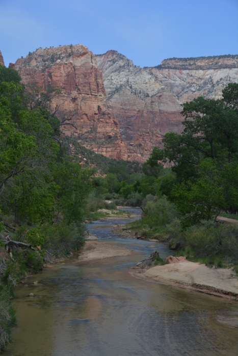 The Virgin River as it meanders through the park